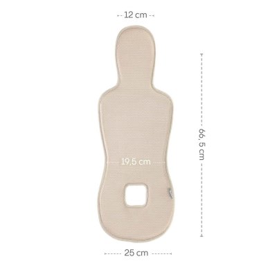 Zopa Prodyšná podložka do autosedačky Breeze sk. 0+ - Ivory Beige - obrázek
