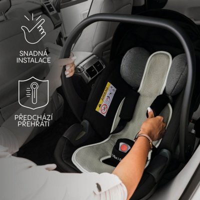 Zopa Prodyšná podložka do autosedačky Breeze sk. 0+ - Ivory Beige - obrázek