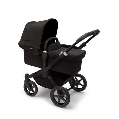 Bugaboo Donkey5 Kompletní kočárek + DÁREK Nástavec Duo - Black/Midnight Black - obrázek