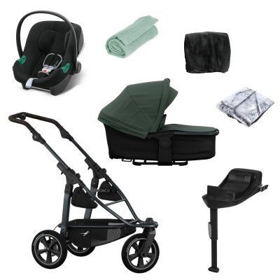 TFK Set Mono 3 Air Wheel Kompletní kočárek + Autosedačka + Příslušenství - Olive