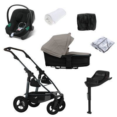 TFK Set Mono 4 Air Wheel Kompletní kočárek + Autosedačka + Příslušenství - Sand