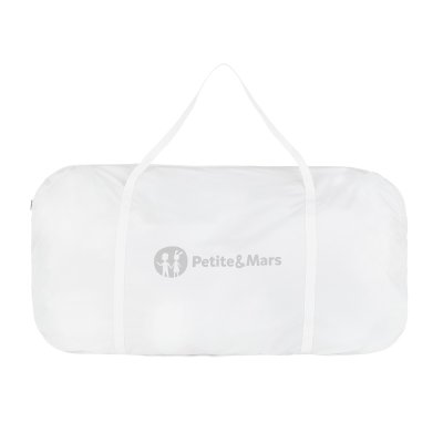 Petite&Mars Polohovatelná postýlka s funkcí kolébky 2v1 Mocha Beige - obrázek