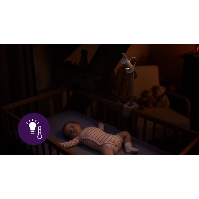Philips Avent Premium Dětská chytrá chůvička s překladem pláče a sledováním spánku a dýchání - obrázek