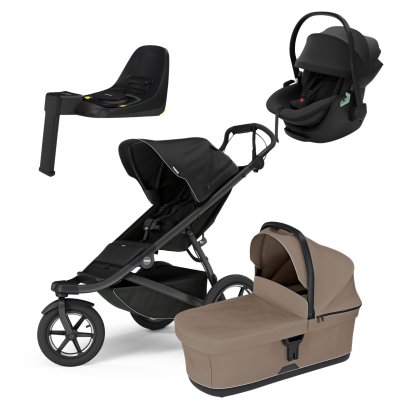 Thule Urban Glide 3 Kompletní kočárek + Autosedačka s bází - Black/Taupe