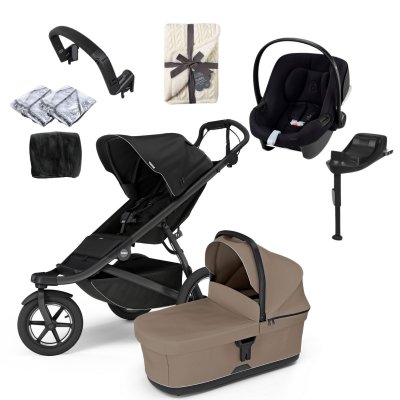 Thule Urban Glide 3 Kompletní kočárek + Autosedačka a příslušenství - Black/Taupe