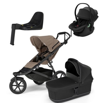 Thule Urban Glide 3 Kompletní kočárek + Autosedačka s bází - Taupe/Black