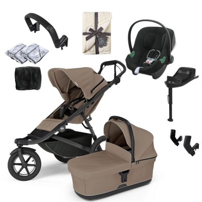 Thule Urban Glide 3 Kompletní kočárek + Autosedačka a příslušenství - Taupe/Taupe