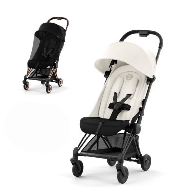Cybex Platinum Coya 2025 + Moskytiéra - Matt Black/Off White