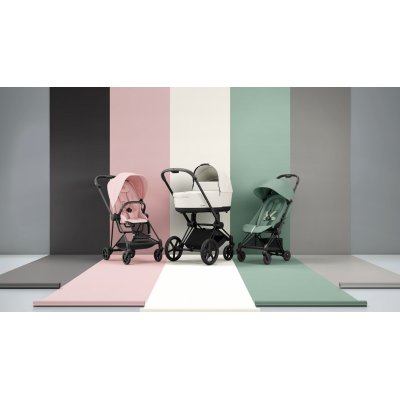 Cybex Platinum Coya 2025 + Moskytiéra - Matt Black/Leaf Green - obrázek