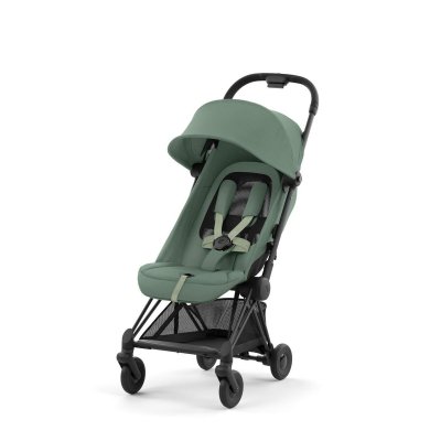 Cybex Platinum Coya 2025 + Moskytiéra - Matt Black/Leaf Green - obrázek