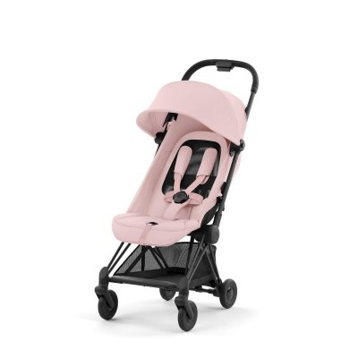 Cybex Platinum Coya 2025 + Moskytiéra - Matt Black/Peach Pink - obrázek