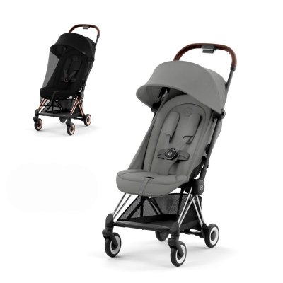 Cybex Platinum Coya 2025 + Moskytiéra - Chrome Dark Brown/Mirage Grey