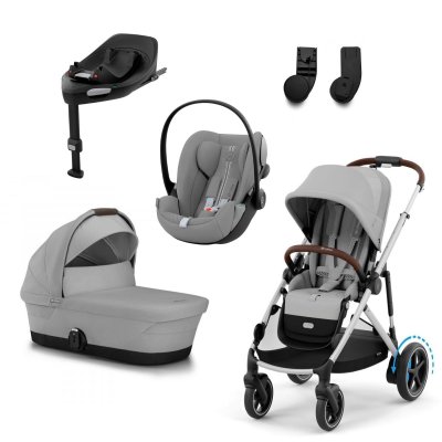Cybex Gold e-Gazelle Set Kompletní kočárek - Stone Grey