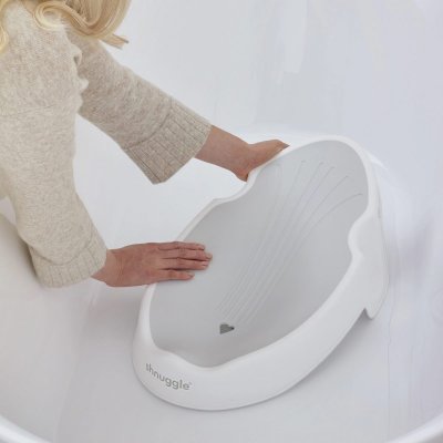 Shnuggle Lehátko do vany - Pebble Grey - obrázek