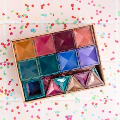 Connetix Magnetická stavebnice - Pastel Creative Pack, 120 ks - obrázek