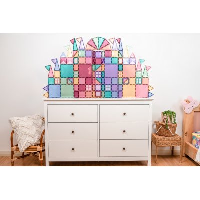 Connetix Magnetická stavebnice - Pastel Creative Pack, 120 ks - obrázek