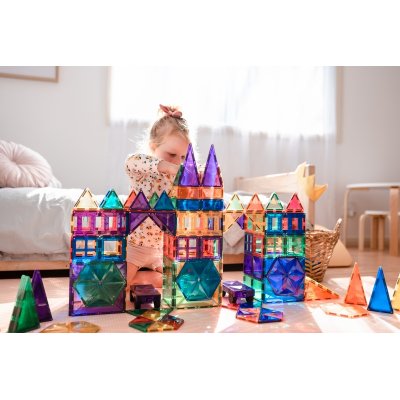 Connetix Magnetická stavebnice - Rainbow Mega Pack, 212 ks - obrázek