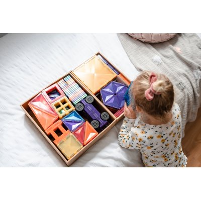 Connetix Magnetická stavebnice - Rainbow Mega Pack, 212 ks - obrázek