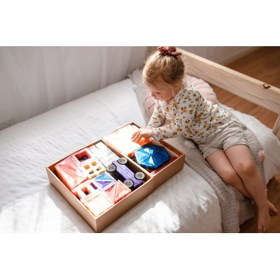 Connetix Magnetická stavebnice - Rainbow Mega Pack, 212 ks - obrázek