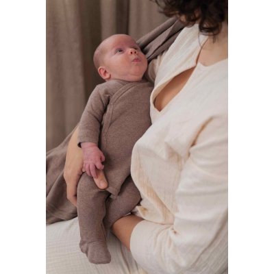 Lodger Overal novorozenecký Melange - Buffalo, vel. 50 - obrázek