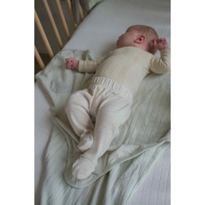 Lodger Tepláčky novorozenecké Melange - Birch, vel. 50 - obrázek