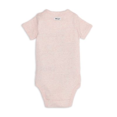 Lodger Body s krátkým rukávem Melange - Tan, vel. 56 - obrázek