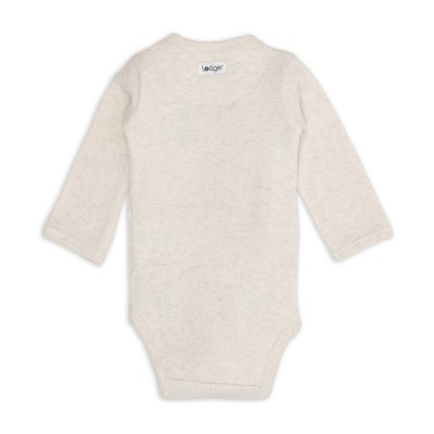 Lodger Body s dlouhým rukávem Melange - Birch, vel. 62 - obrázek