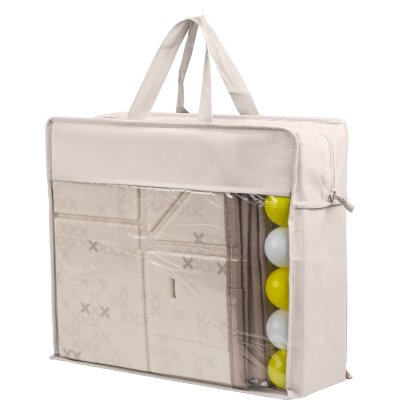 Taf Toys Hrací podložka pěnová s míčky - Brown Beige - obrázek