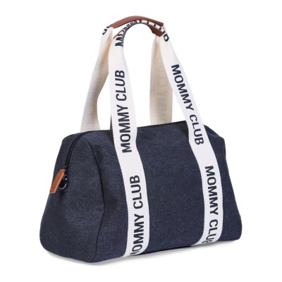 Childhome Přebalovací taška Mommy Club Signature Canvas - Black - obrázek