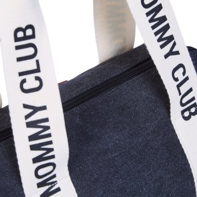 Childhome Přebalovací taška Mommy Club Signature Canvas - Black - obrázek