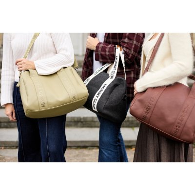 Childhome Přebalovací taška Mommy Club Signature Canvas - Black - obrázek