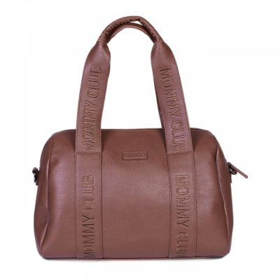 Childhome Přebalovací taška Mommy Club Signature Vegan Leather - Dark Brown