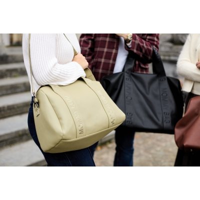 Childhome Přebalovací taška Mommy Club Signature Vegan Leather - Green - obrázek