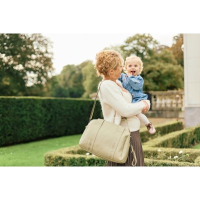 Childhome Přebalovací taška Mommy Club Signature Vegan Leather - Green - obrázek