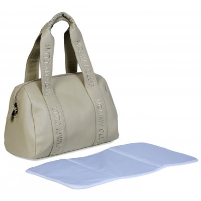 Childhome Přebalovací taška Mommy Club Signature Vegan Leather - Green - obrázek