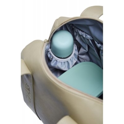 Childhome Přebalovací taška Mommy Club Signature Vegan Leather - Green - obrázek