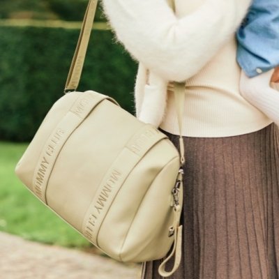 Childhome Přebalovací taška Mommy Club Signature Vegan Leather - Green