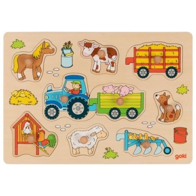 Goki Puzzle - Zvířátka ze statku
