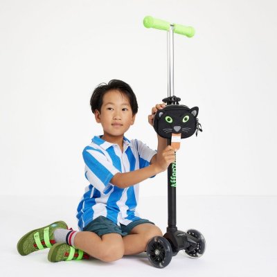 Affenzahn Dětská taška na řídítka - Panther Black - obrázek