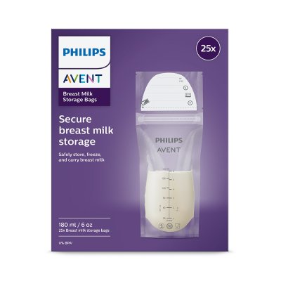 Philips AVENT sáčky na mateřské mléko 180 ml - 25 ks - obrázek