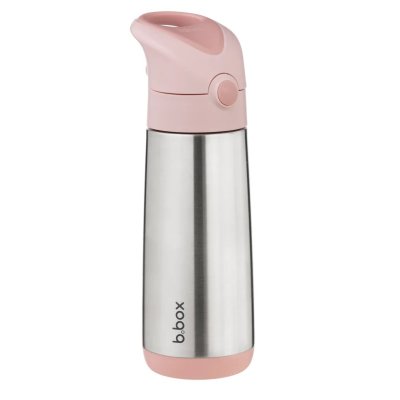 b.box Termoska na pití s brčkem 500 ml - Blush Crush - obrázek
