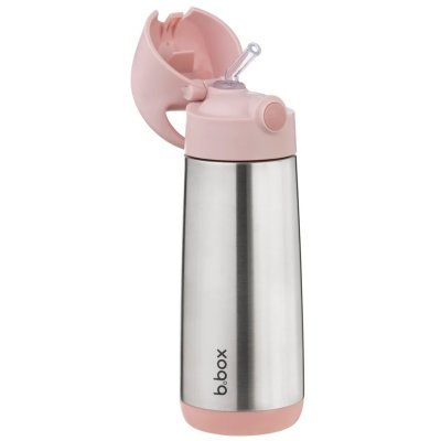 b.box Termoska na pití s brčkem 500 ml - Blush Crush - obrázek