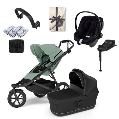 Thule Urban Glide 3 Kompletní kočárek + Autosedačka a příslušenství - Mist Green