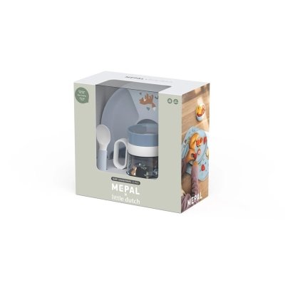 Little Dutch Dětská jídelní sada 3dílná - Forest Friends - obrázek