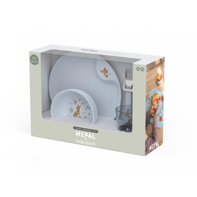 Little Dutch Dětská jídelní sada 6dílná - Forest Friends - obrázek