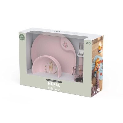 Little Dutch Dětská jídelní sada 6dílná - Fairy Garden - obrázek