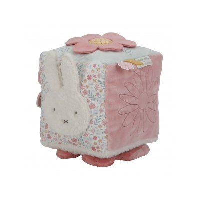 Little Dutch Textilní kostka s aktivitami Králíček Miffy - Lucky Blossom - obrázek