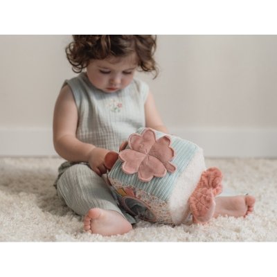 Little Dutch Textilní kostka s aktivitami Králíček Miffy - Lucky Blossom - obrázek