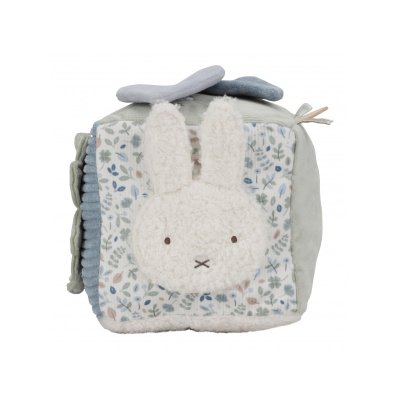 Little Dutch Textilní kostka s aktivitami Králíček Miffy - Lucky Leaves - obrázek