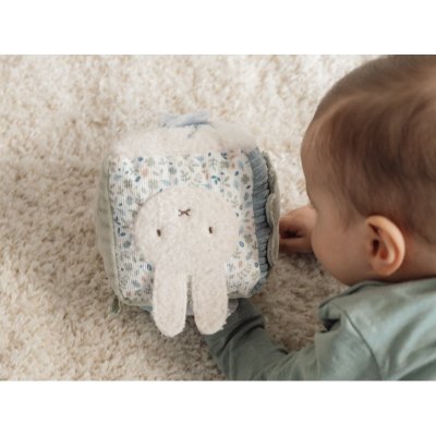 Little Dutch Textilní kostka s aktivitami Králíček Miffy - Lucky Leaves - obrázek